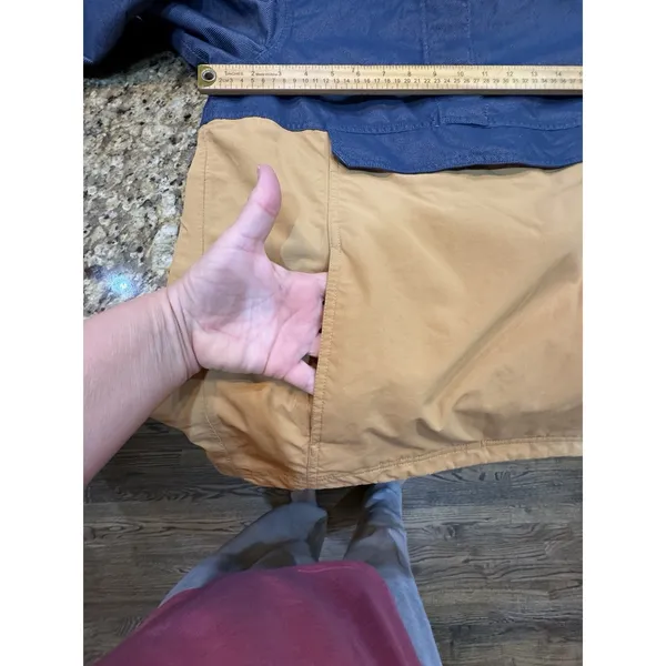 The North Face Dryvent Jean Mustard Hooded Pullover Windbreaker Jacket - Image 7