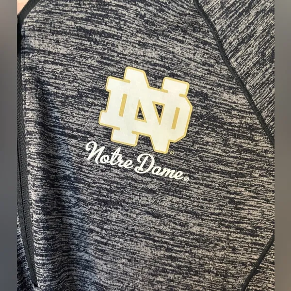 Under Armour Notre Dame Women’s quarter zip semi-fitted size large - Image 2