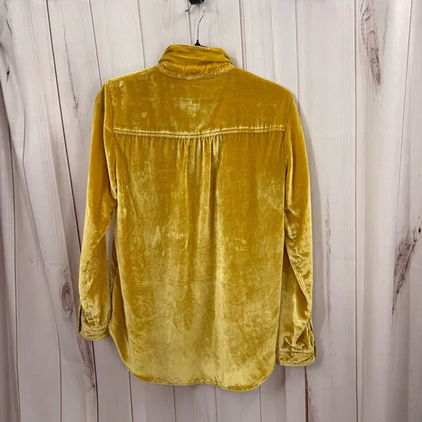 Anthropologie Women’s 2 Pilcro Velvet Velour Button Down Top - Image 5