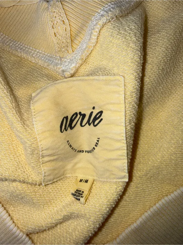 Aerie Downtime V-Neck Sweatshirt Size Medium - Image 5