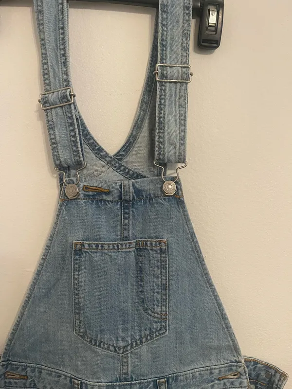Levi's Light Blue Overalls. Size Xs - Image 2