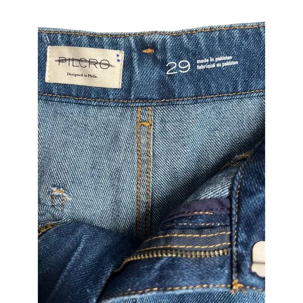 NEW Anthropologie Pilcro Georgia Full-Length High Rise‎ Barrel Jeans Size 29 - Image 5