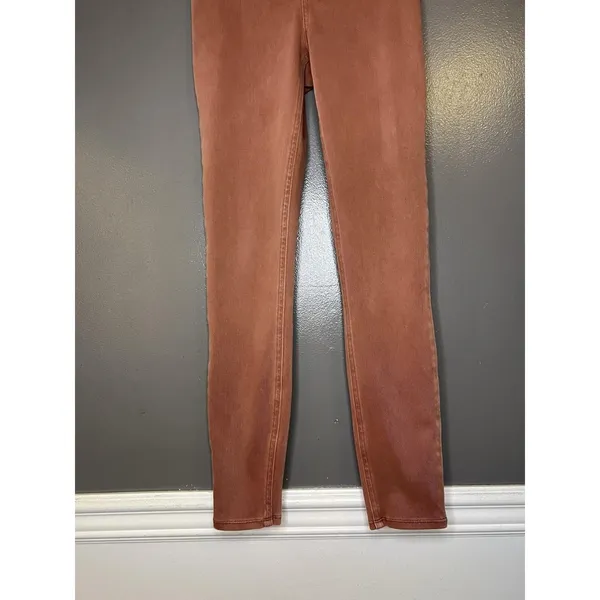 Spanx Pants Womens Small Pink Skinny Jegging Pull On Shaping Twill Stretch - Image 3