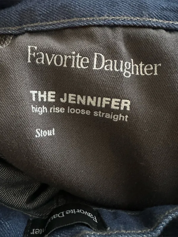 Favorite daughter The Jennifer Super High Waist Straight Leg Jeans dark wash 26 - Image 6