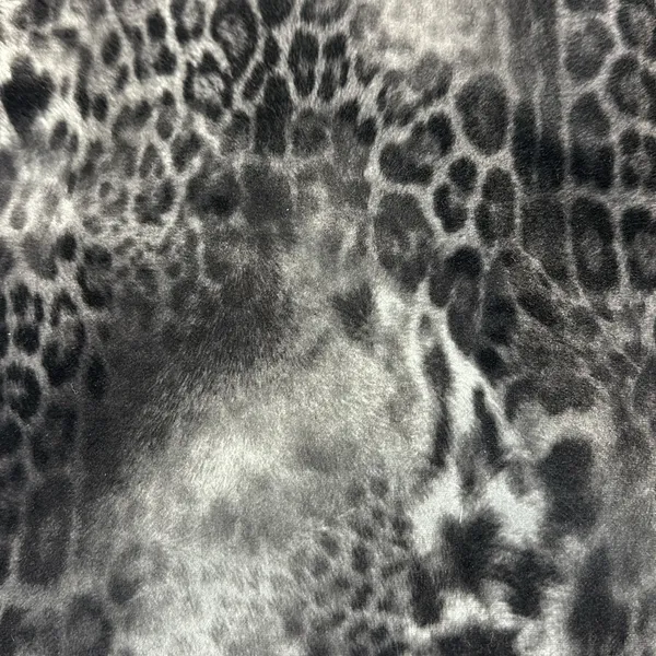 Karen Kane Crushed‎ Velvet Animal Print Fitted Skirt Size 6 Black Cheetah - Image 2