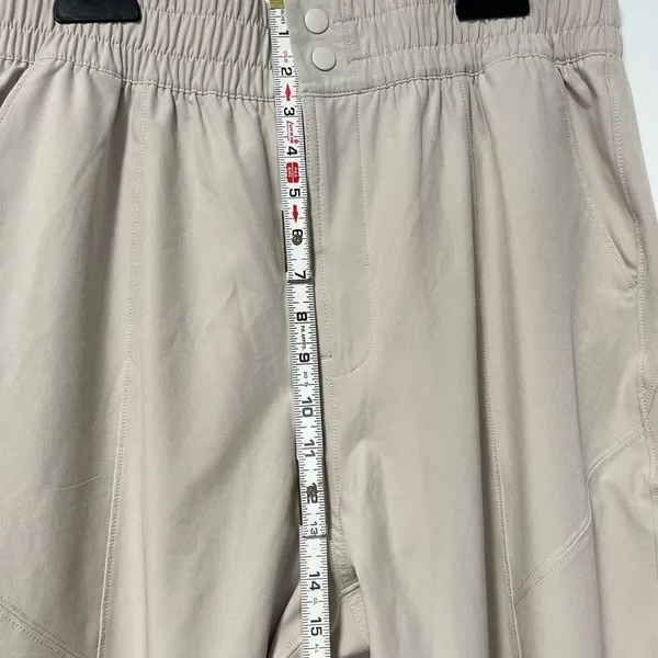 Abercrombie & Fitch Traveler Apres pant with jogger style bottom in cream L - Image 11