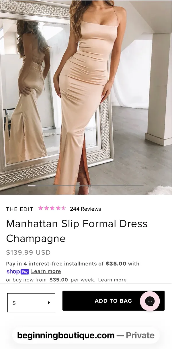 Beginning Boutique Manhattan Slip Formal Dress - Image 7