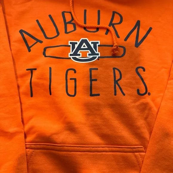 Blue 84 Auburn Tigers Orange Hoodie - Image 3