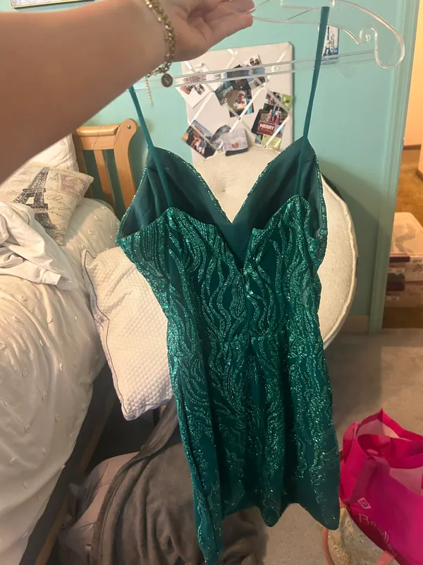 Alyce Paris Green Short Homecoming / Formal Dress - Image 2