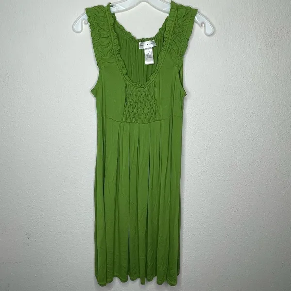 London‎ Style Green Dress - Image 5