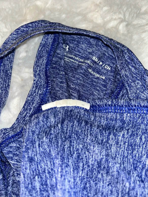 Under Armour Blue Razor Back Tank Top Small - Image 9