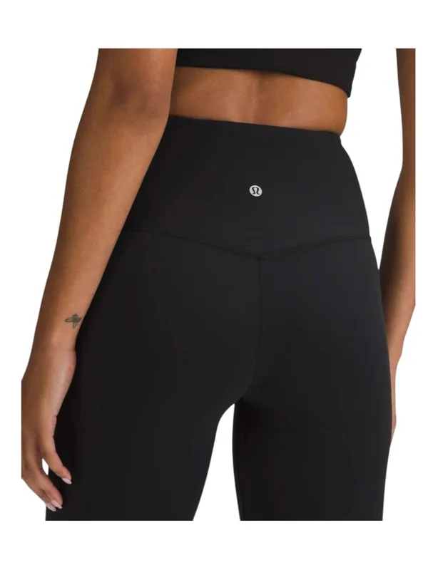 Lululemon ✵ Align High Rise Zip Front Nulu Cropped Pant 25" ✵ Black ✵ 6 W5FMES - Image 5