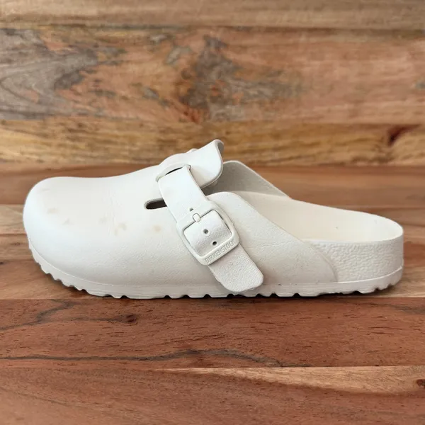 Birkenstock | 38 | Womens 7-7.5 | Boston Essentials EVA Slip-On Clog in Eggshell - Image 7