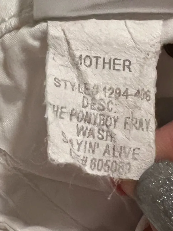 Mother Womens 27x32 pony boy fray jeans - Image 10