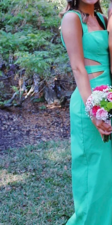 x REVOLVE Sadie Gown in Green Michael Costello - Image 2