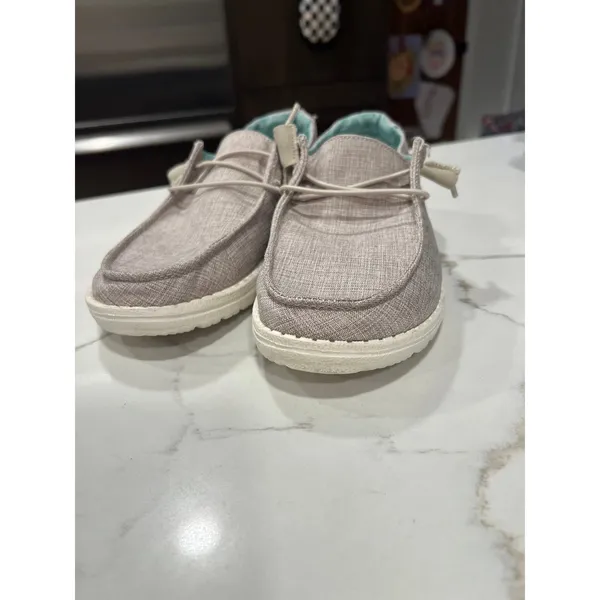Hey dude khaki/linen Wendy‎ womens size 7 - Image 2