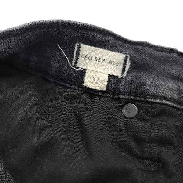 Madewell Jeans Womens‎ 28 Black Scattered Metallic Dot Cali Demi Boot K2484 - Image 6