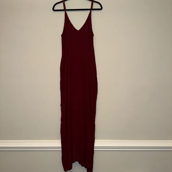 LULUS Yours Tule Burgundy Maxi Dress Boho sexy beachy sz M/L ✨ - Image 10