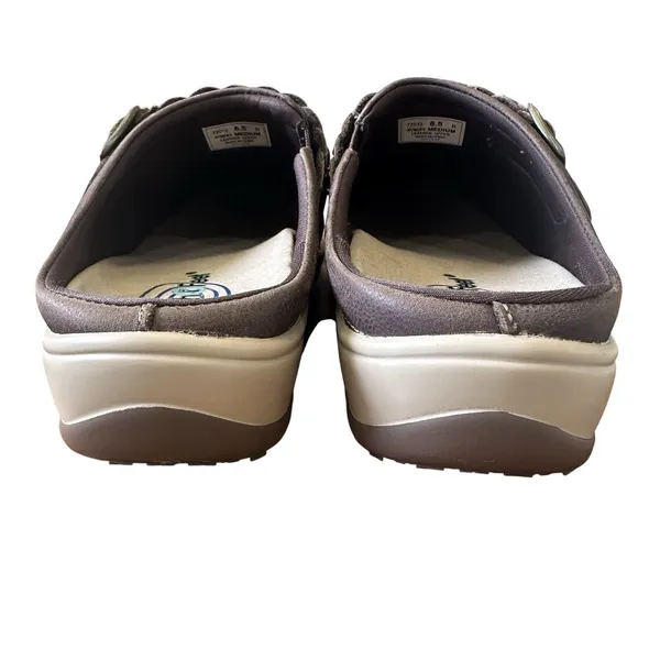 Orthofeet‎ Irma Shoes Womens Size 8.5B Slip-On Mule Clogs Brown Leather Comfort - Image 7