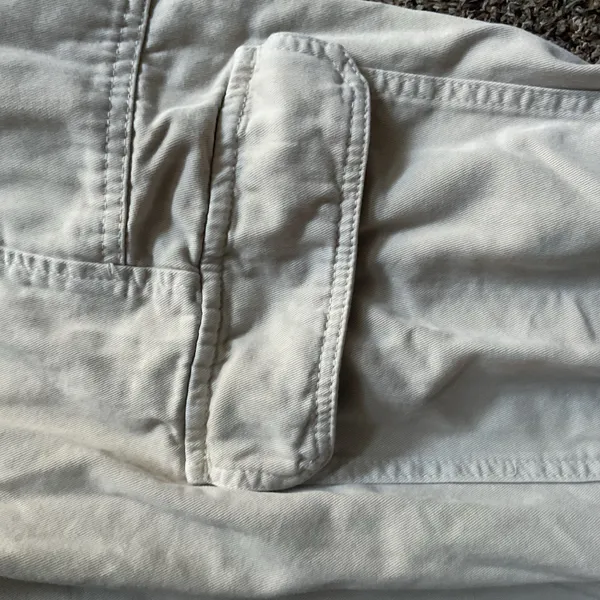 ZARA Utility Cargo Pants Beige Women’s Size US 4 Cotton - Image 5