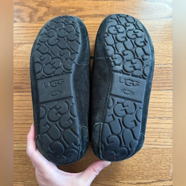 Ugg Olsen Men Slippers Suede Black Us 10 /Uk 9 /Eu 43 - Image 5