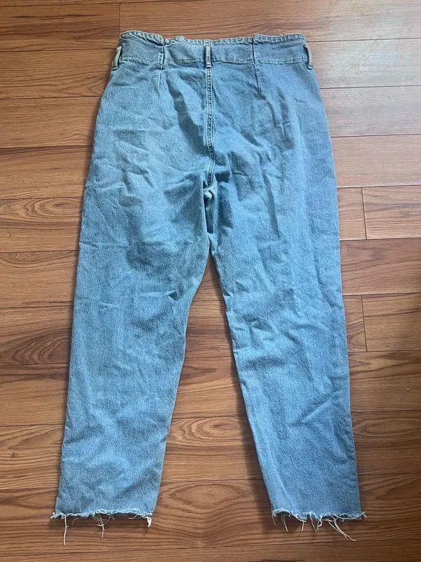 Garage Straight-leg Denim Blue Jeans - Image 3