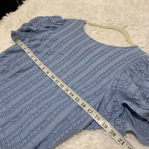 Free People Star Struck Open Back Top in Blue Extra Large - Image 4