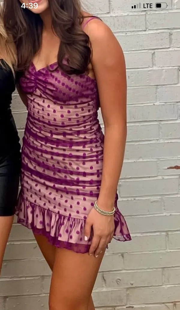 More To Come Fuchsia Elena Mini Dress - Image 4