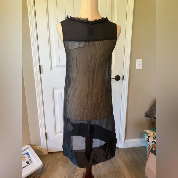 Gap Sheer Black‎ Sleeveless Slip NWT - Image 2