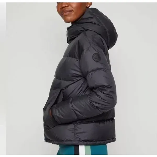 4 Laps FourLaps Black Women's Cover Down Jacket Goose Down Puffer - Size S - NWT - Image 16