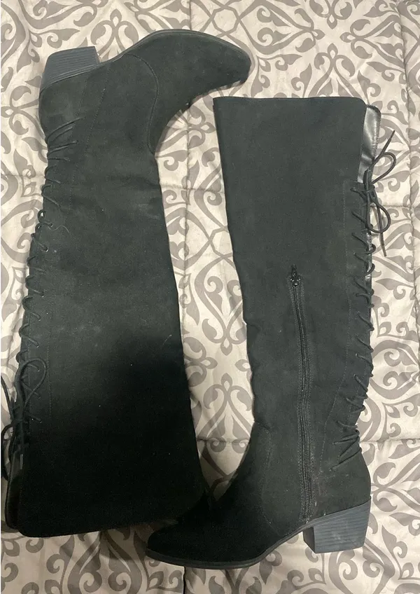 Knee high boots Black Size 7.5 - Image 2