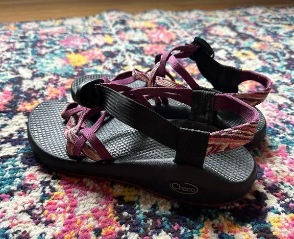 Chacos ZX2 Yampa Strappy Adjustable Sandal Womens 8 Pink Black - Image 4