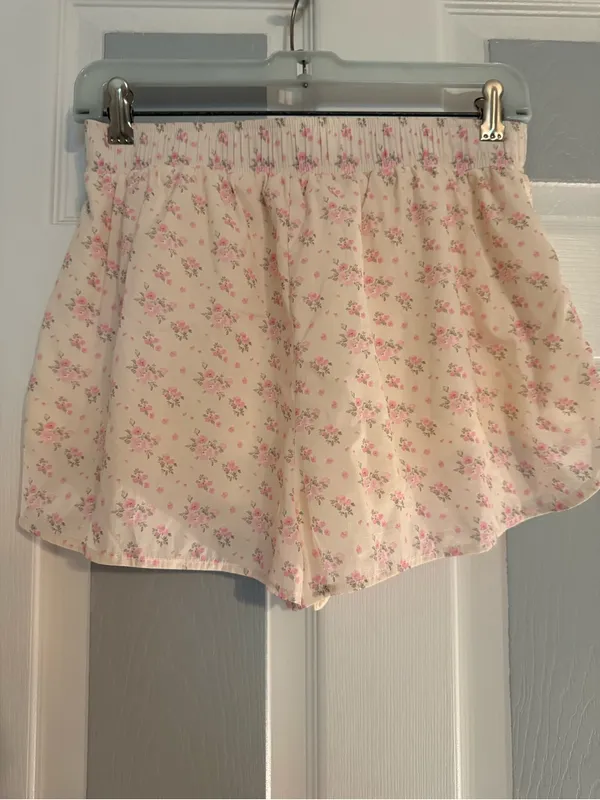 Altar’d State Athletic Floral Shorts - Image 3