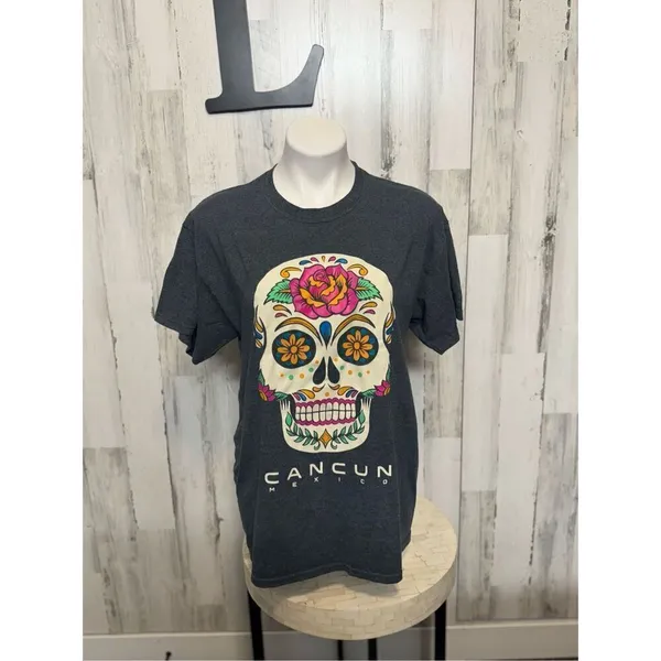 Gray T shirt Gray Size L - Image 3