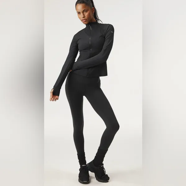 Alo Yoga NWOT High Waisted Airbrush Leggings Black Size XS - Image 3