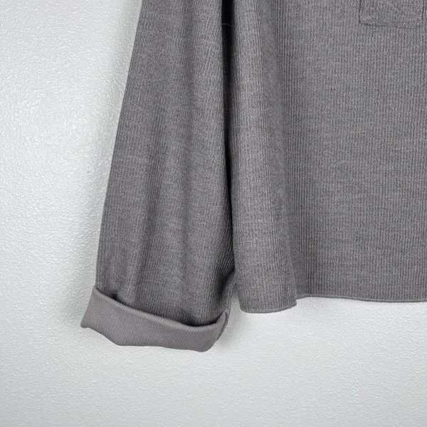 Urban Outfitter Women's Jax Inside Out‎ Oversized Sweater Grey Sz S - Image 6