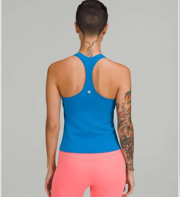 Lululemon Cool Racerback Short Tank Top *Nulu Poolside Size 8 - Image 2