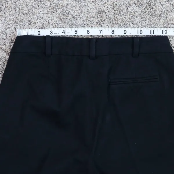 Lauren Ralph‎ Lauren Dress Pants Womens 2P Black Petite Cotton Stretch Slim Leg - Image 7