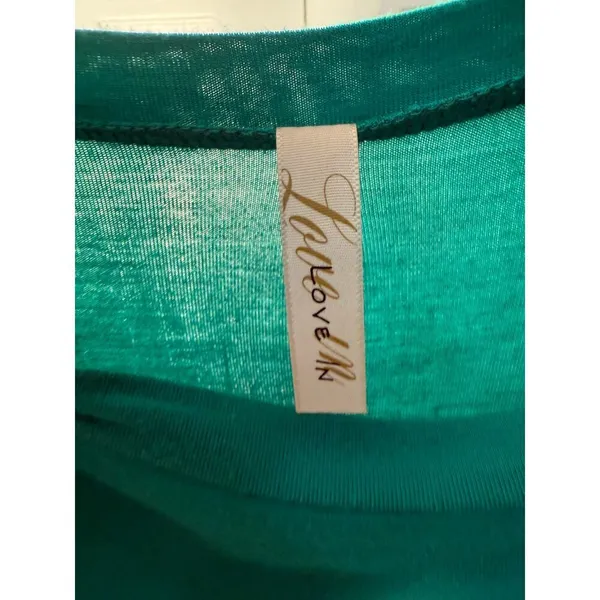 Loved In Green Oversized Sleeves Tunic Women's‎ L Shirt - Image 2