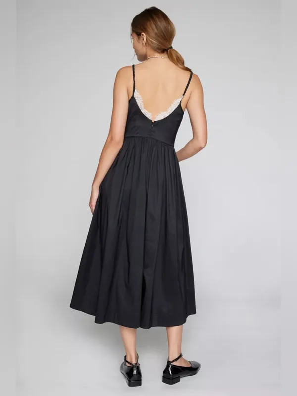 For Love & Lemons Doris Lace-Trim Midi Dress - Image 4