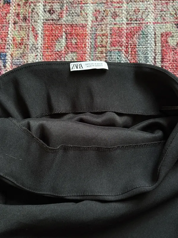 ZARA Black Strapless Top - Image 2