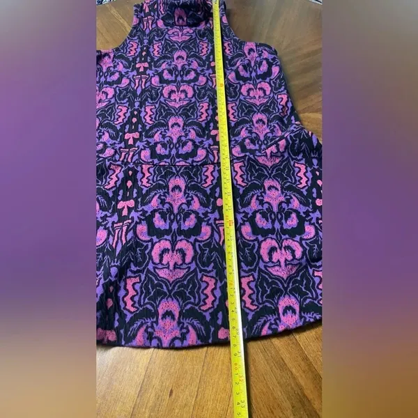 Free People Amelia Mock Neck Drop Waist Dress Sleeveless Boho Size XS - Image 5