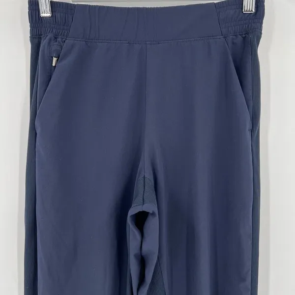 ATHLETA‎ Brooklyn Jogger Pants Women's Size 4 Blue Pull On Style 530631 Casual - Image 5