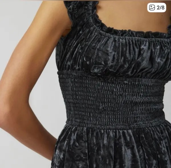 Urban Outfitters✨ Rosie Velvet Romper NWT - Image 2