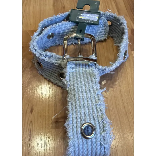Wild Fable Blue Distressed Grommet Belt Women’s XS (35in) - Image 2