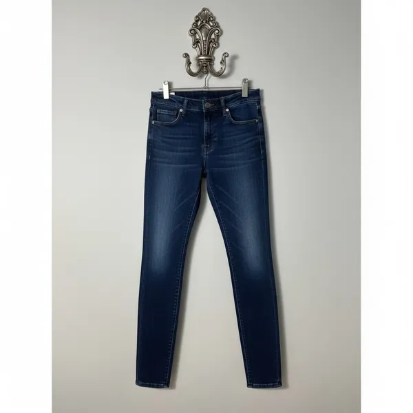Seven7 Mid Rise Skinny Jeans Dark Wash Stretch Denim Women’s Size 30 - Image 2