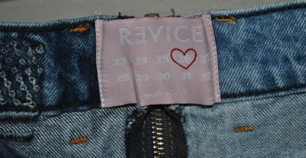 Revice Denim Yin Yang Crop Shorts Tokyo Wash - Image 5