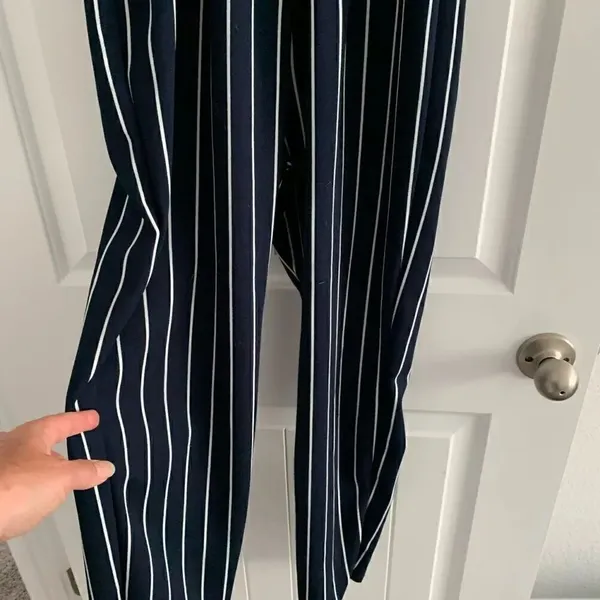 New Look Jumpsuit. Size: S. Navy blue & white. - Image 2