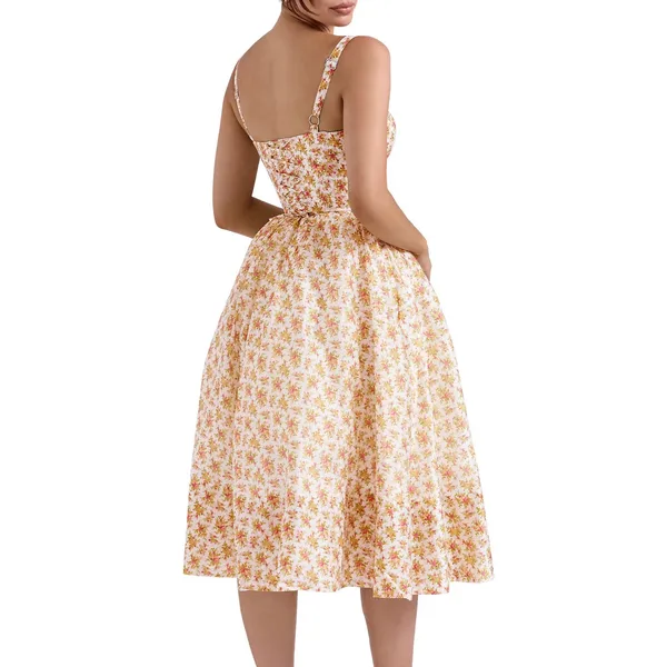 House of CB Kelly Sunway Midi Dress Size Medium NWT - Image 2