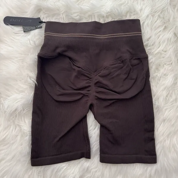 Skims Ribbed Seamless 5” Biker Shorts Phoenix Size XS - Image 5